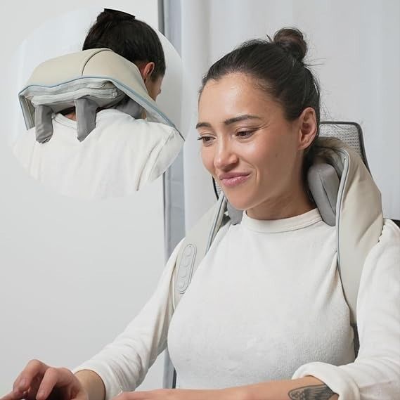 SHOLDER MASSAGER BYE BYE FROM PAINS , RELIEF ANYTIME ANYWHERE