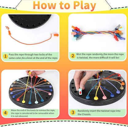 Rope Sorting Puzzle, Brainy Teaser Rope.