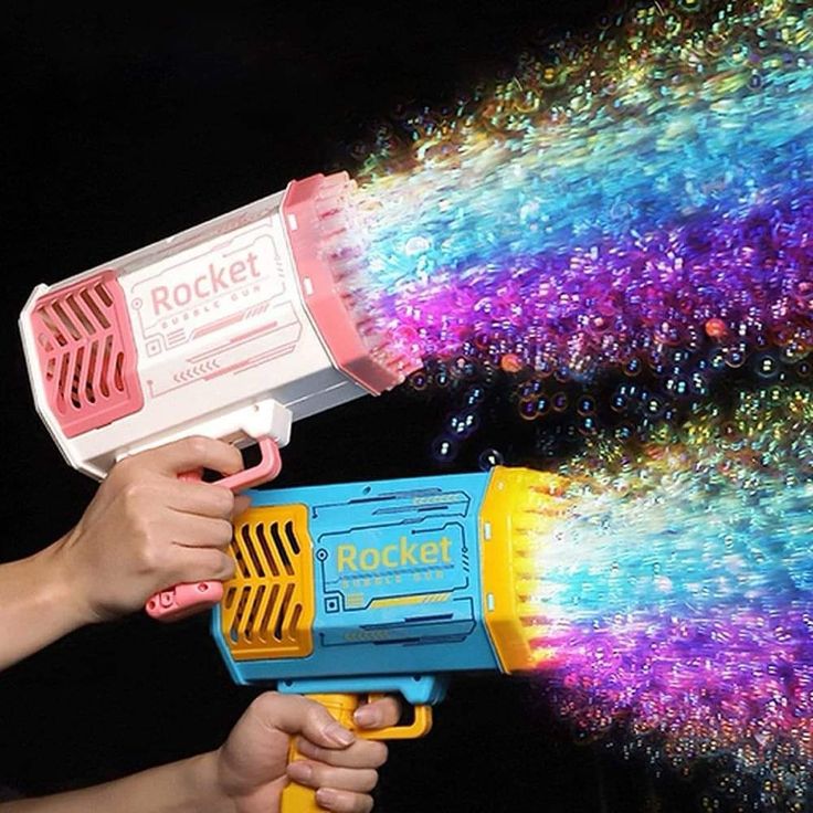 Bubble Gun Machine Kids Automatic Soap Based Bubble Blower