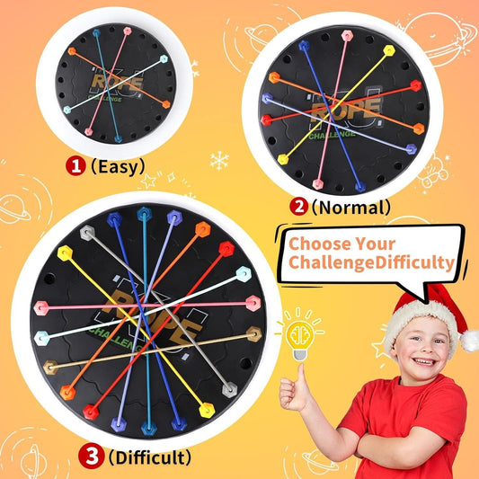 Rope Sorting Puzzle, Brainy Teaser Rope.