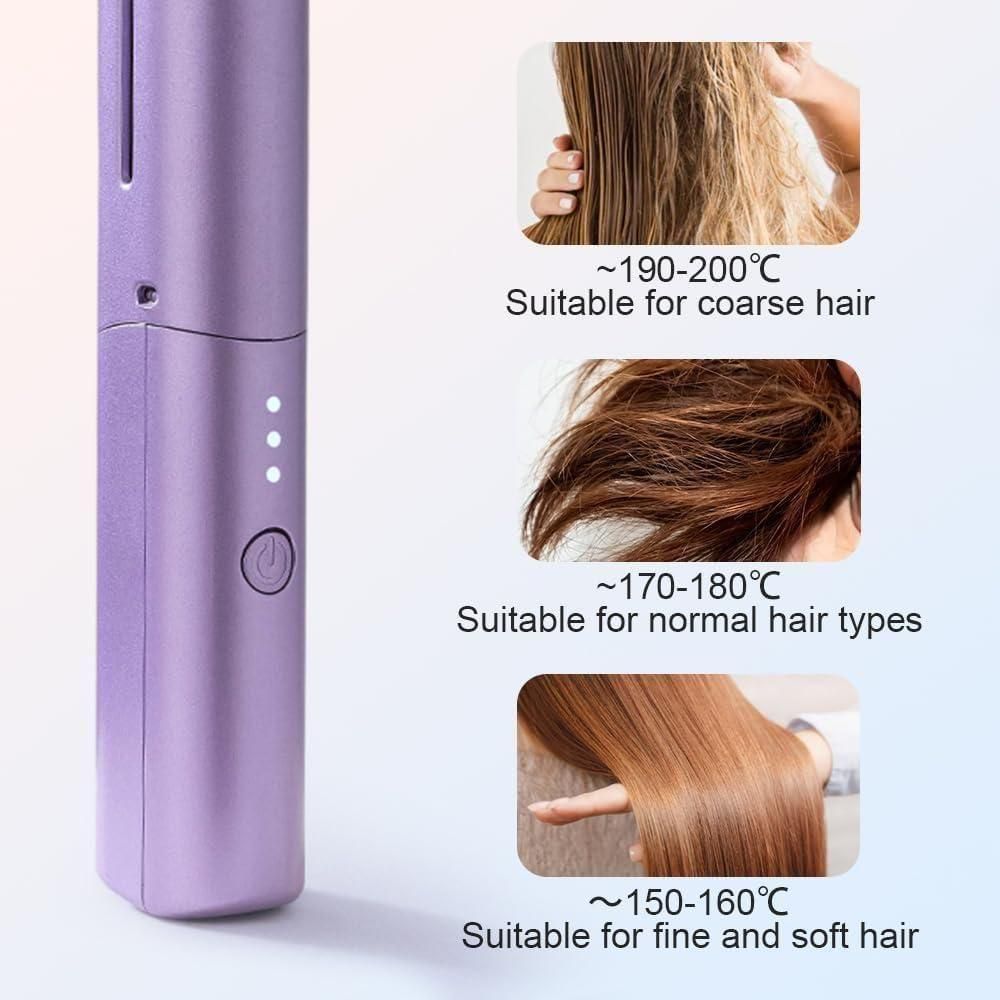 DABZEKART Wireless Hair Straightening Brush