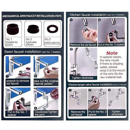 DABZEKART™ 2 Mode Splash Filter Kitchen