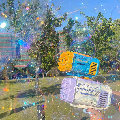Bubble Gun Machine Kids Automatic Soap Based Bubble Blower