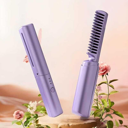 DABZEKART Wireless Hair Straightening Brush