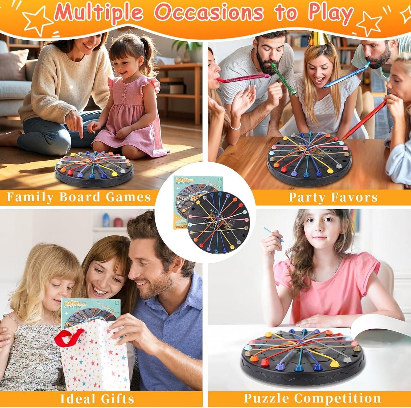 Rope Sorting Puzzle, Brainy Teaser Rope.