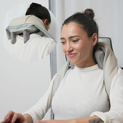 SHOLDER MASSAGER BYE BYE FROM PAINS , RELIEF ANYTIME ANYWHERE