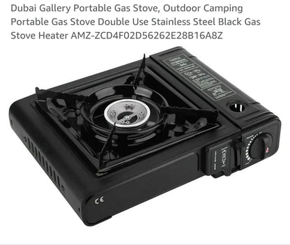 CAMPING PORTABLE STOVE USE WITH DUAL MODE LPG CYLINDER, CHULHA IRON AUTOMATIC BUTANE GAS STOVE (1 BURNERS)