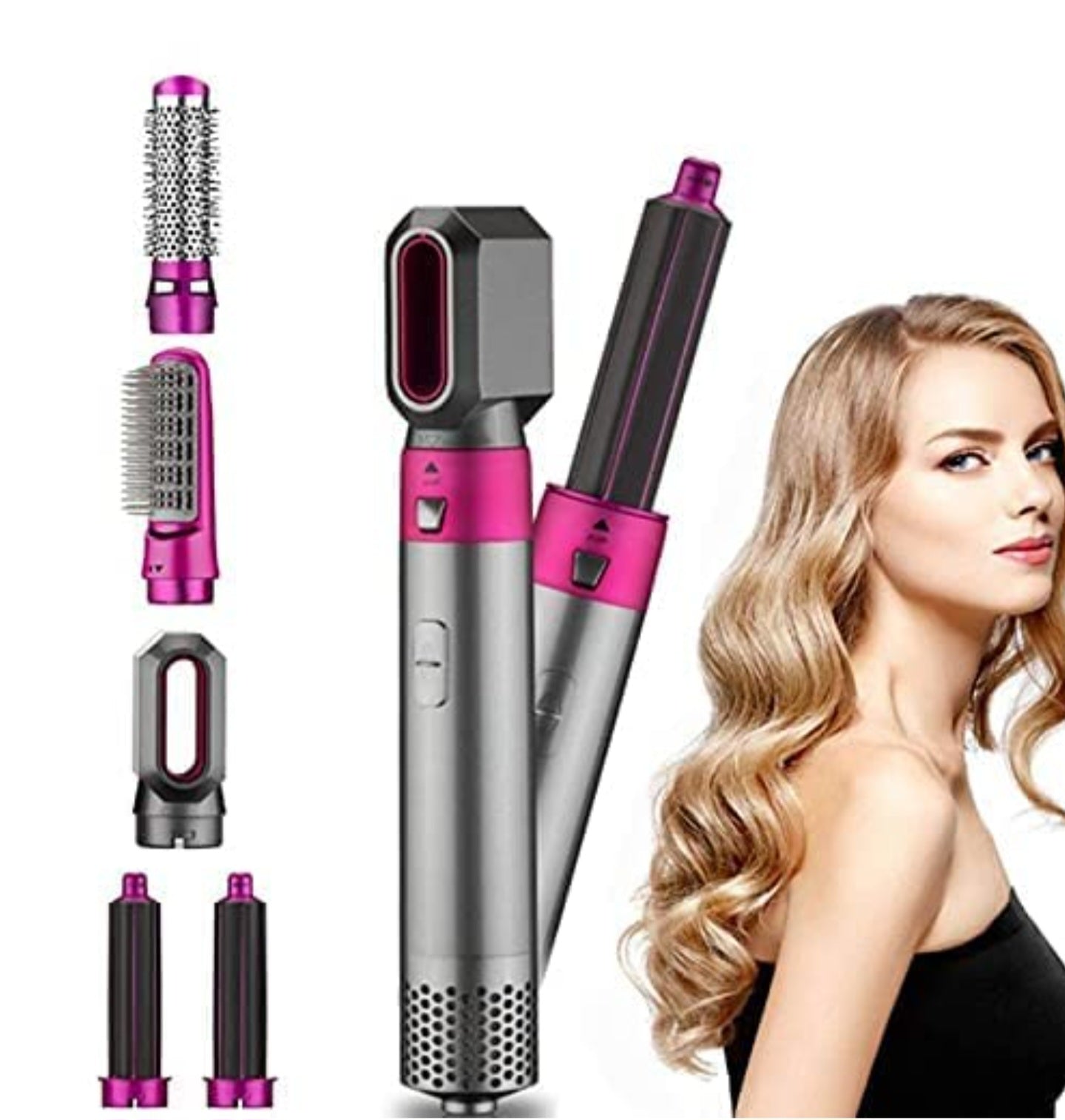 5 IN  HOT AIR STYLER HAIR STRAIGHTENERCHINE FOR WOMEN AND MEN