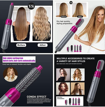 5 IN  HOT AIR STYLER HAIR STRAIGHTENERCHINE FOR WOMEN AND MEN