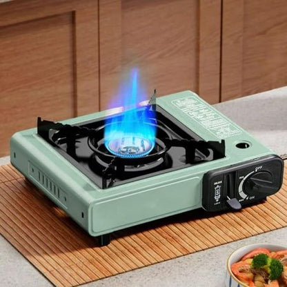 CAMPING PORTABLE STOVE USE WITH DUAL MODE LPG CYLINDER, CHULHA IRON AUTOMATIC BUTANE GAS STOVE (1 BURNERS)