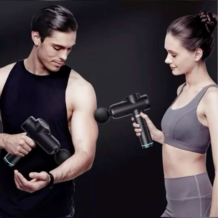 MASSAGE GUN CULT VOLT X HOT&COLD THERAPY, SILICONE HEAD, PAIN RELIEF, DEEP TISSUE FULL BODY GUN MASSAGER (BLACK)