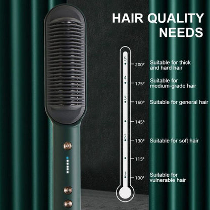 Professional Electric Hair Straightener Comb Brush