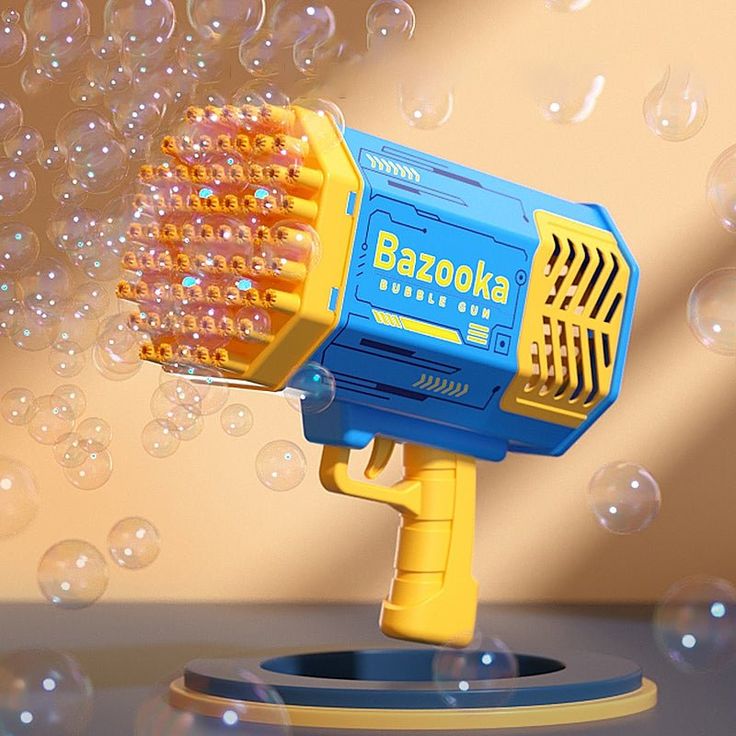 Bubble Gun Machine Kids Automatic Soap Based Bubble Blower