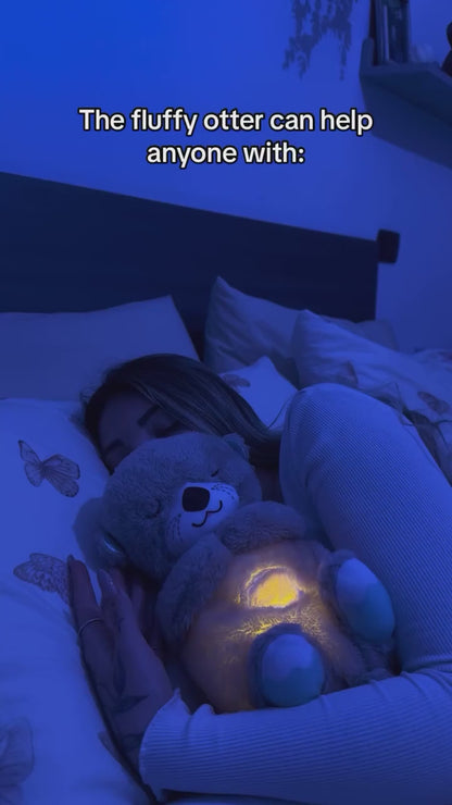 BREATHING TEDDY BEAR BREATHING MOTION INFANT TOYS FOR NEWBORNS, SOFT BREATHING STITCH